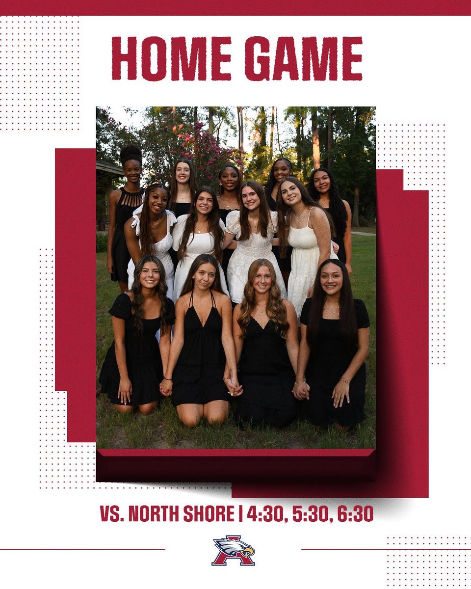 HOME DISTRICT GAME!!
🏐 vs North Shore
⏰ 4:30 (FR) 5:30 (JV) 6:30 (VAR)
📍@ AHS
✨ Middle School Night
💙 Navy/White Theme