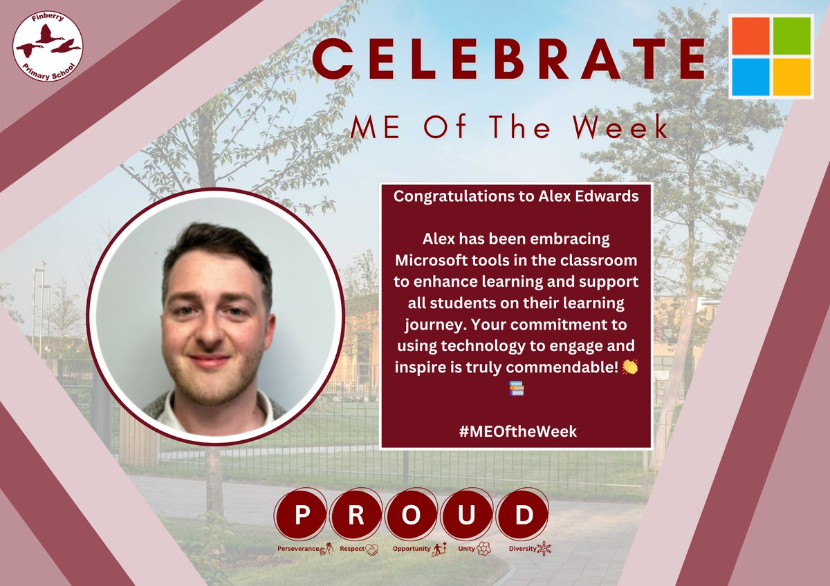 Finberry Primary School (@finberryprimary) on Twitter photo π Congrats to Alex Edwards, our Microsoft Educator of the Week! Alex's use of Microsoft tools is enhancing engagement and support for every student. π #MEOfTheWeek #MIEExpert <a href="/MSEducationUK/">Microsoft Education UK</a> <a href="/MicrosoftEDU/">Microsoft Education</a> #EdTech <a href="/thestouracademy/">The Stour Academy Trust</a> #DigitalTransformation π Congrats to Alex Edwards, our Microsoft Educator of the Week! Alex's use of Microsoft tools is enhancing engagement and support for every student. π #MEOfTheWeek #MIEExpert <a href="/MSEducationUK/">Microsoft Education UK</a> <a href="/MicrosoftEDU/">Microsoft Education</a> #EdTech <a href="/thestouracademy/">The Stour Academy Trust</a> #DigitalTransformation