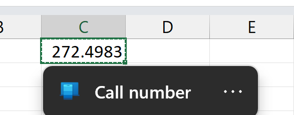 ckarras's tweet photo. JFC @msexcel it's not bad enough that you misinterpret everything as a date, now you'll make me afraid of accidentally initiating a phone call too? Initiating a phone call is *never* something I would want to do from Excel, and even worse is that it's the default action🤦‍♂️🤦‍♂️ https://t.co/wT2kRhB28y