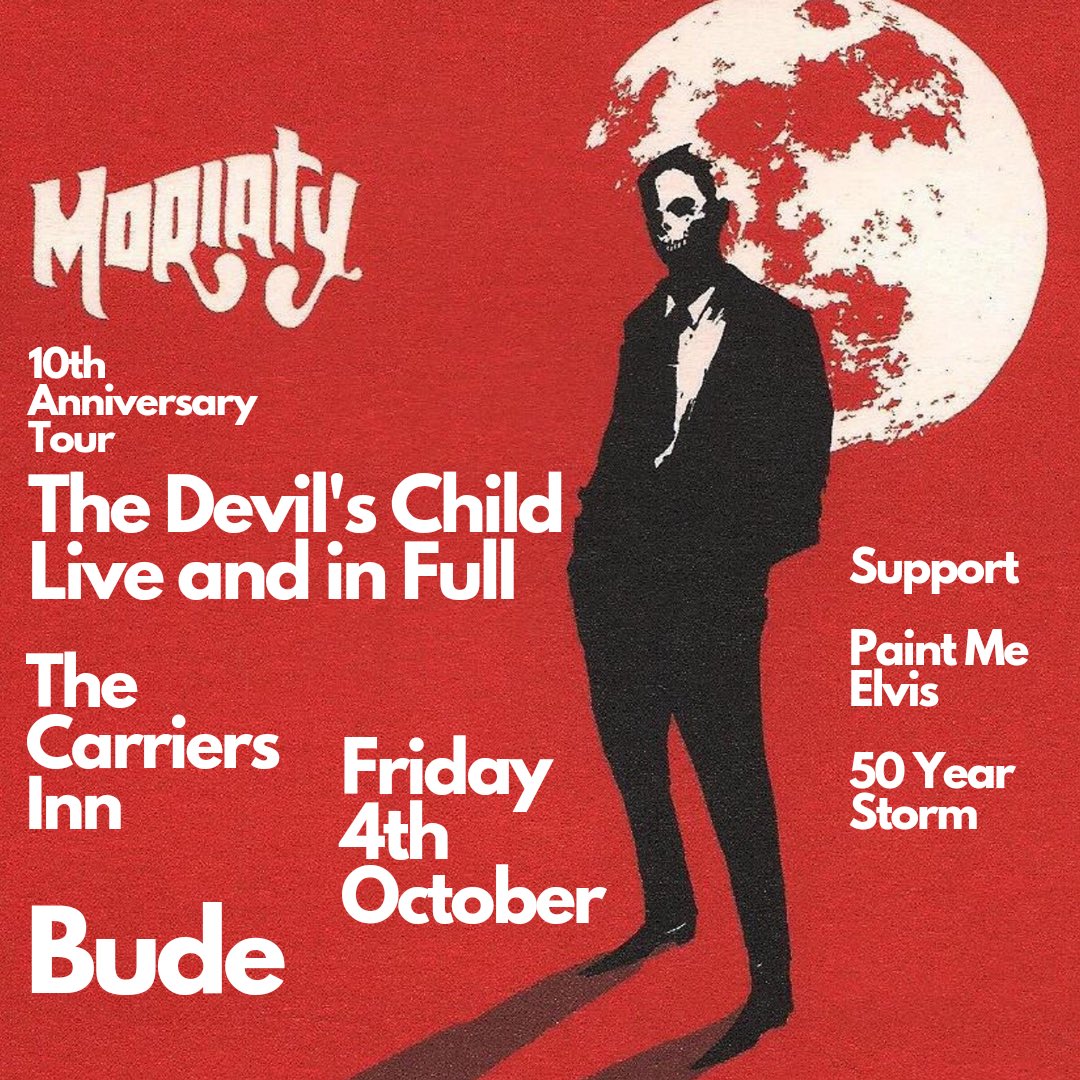 1 WEEK TO GO til this absolute beefcake with <a href="/Moriatysounds/">MORIATY</a> <a href="/Carriers_Bude/">pp</a> 
￼
