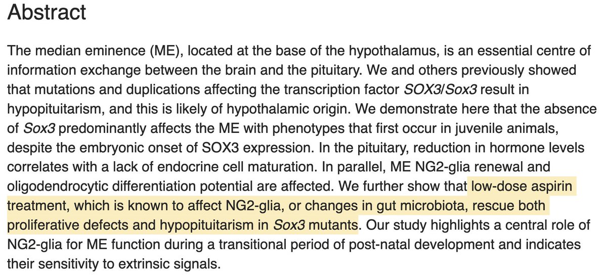 bioenergy_space's tweet photo. Aspirin boosts Testosterone

Even in "genetic" conditions. Rats genetically castrated via hypothalamic mutation are fully restored to normal by Aspirin!

This probably explains why Aspirin is so useful for ED and muscle growth.