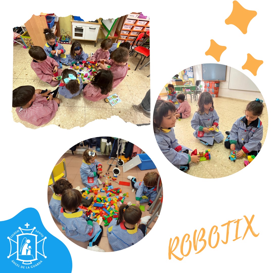 StoAngelGijon's tweet image. Demostración de @Robotix_educa para todo el alumnado de #EducaciónInfantil y #EducaciónPrimaria.
Tiempo en el que construir y experimentar de una manera lúdica y creativa.
#Extraescolares
#SomosSantoÁngel