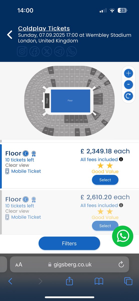 johnau59's tweet photo. @coldplay #coldplay @TicketmasterUK #ticketmaster How can this be allowed? Should stop re-selling of tickets online and via social media. All these posts on X asking for DMs to ask for tickets are likely  scams too 🤬🤬🤬🤬🤬 https://t.co/Vy11a6KKJj