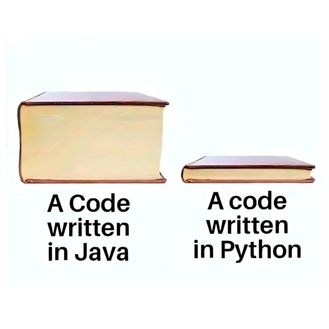 AtheosTech's tweet image. When you want to keep it concise.
#JavaVsPython #CodingHumor #CodeSizeMatters #ProgrammingMemes #DeveloperLife #atheostech