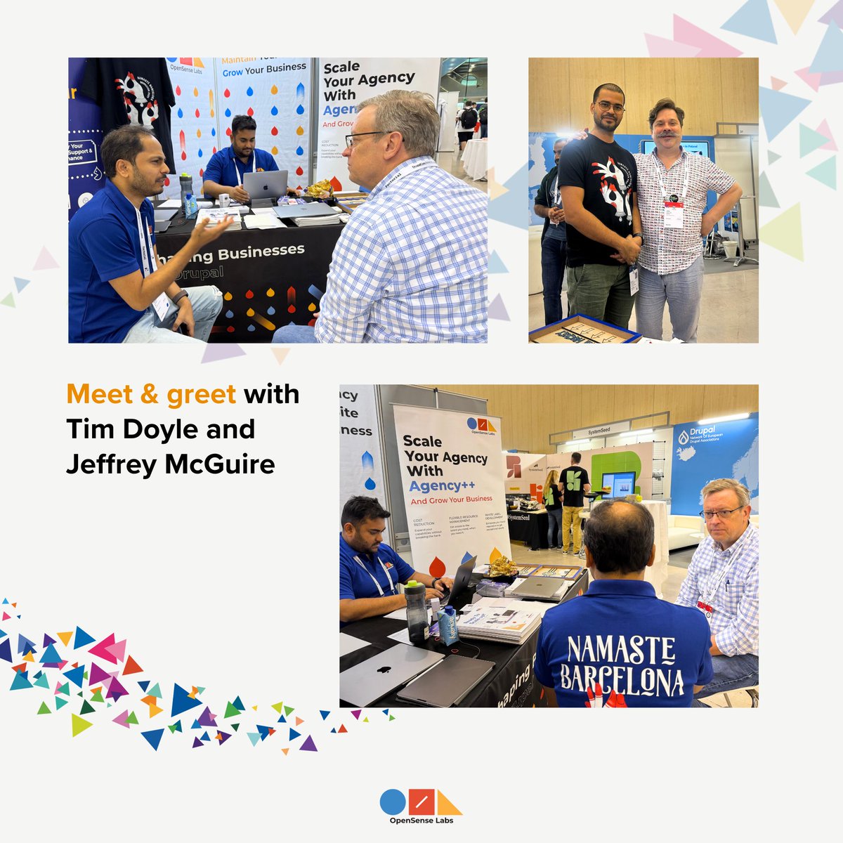 OpenSenseLabs's tweet image. Ending DrupalConBarcelona 2024 on a high note!
Launching DrupalFit and engaging with the community was invaluable.
Insightful talks with Dries Buytaert, Tim Doyle, and Jeffrey McGuire showed the value of networking provided by DrupalCons.
#OpenSenseLabs #OSL #DrupalFit #Tech