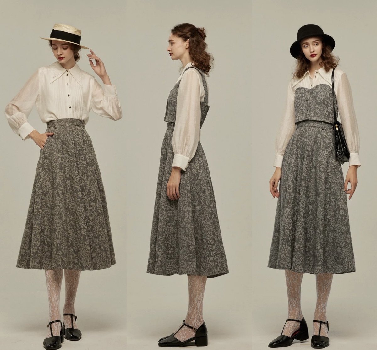 9月28日(土)お昼12時再販開始🕛 《その中の一枚は偽札》Top,Skirt