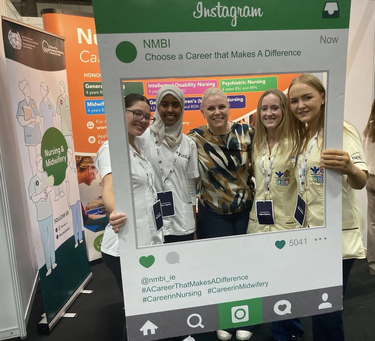 NMBI_ie's tweet photo. Thanks to everyone who supported us at our stand over 3 great days at #HigherOptions2024 
Special mention to the future #nurses and #midwives: we can’t wait to welcome you to the professions and see you shine! ✨ #ACareerThatMakesADifference https://t.co/mhZaIBJrkW