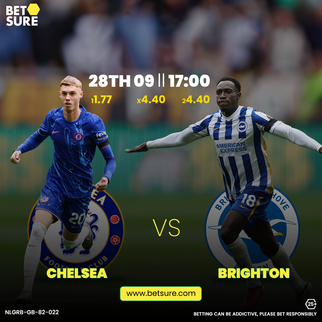 betsureuganda's tweet photo. BRIGHTON VS CHELSEA ,Two bulls but one must go home, Who is it going to be ??
Stay tuned , bet with the highest odds , only with betsure
play now https://t.co/O5N6AIrUr8
betsure "More than win"
#bangbet #michezo #Mkeka #Shinda #Bashiri #uganda #trending #hozambee https://t.co/Tp3krNyUkO