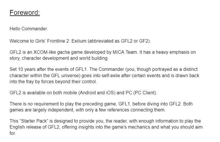 Ceia___'s tweet image. Here's the Official Discord link for GFL2 EN:
discord.com/invite/gfl2

The English speaking players for the Chinese servers of GFL2 have compiled a quick starter pack for prospective new Commanders who are keen to join Yuzhong's stories of love and hope.

docs.google.com/document/d/1Lw…