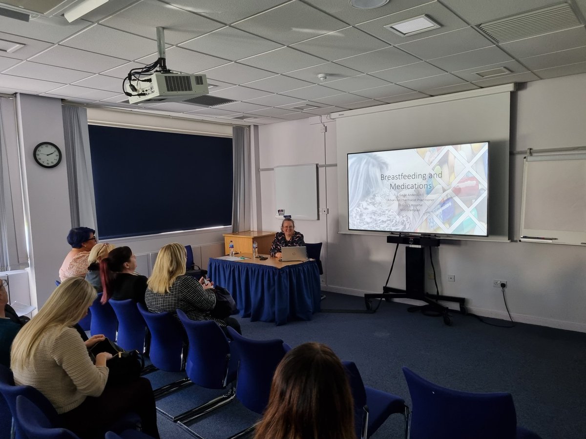 Gayle Anderson about to kick off a breakout session on Prescribing in Prenancy and  Breastfeeding #ACAPScotCon2024
