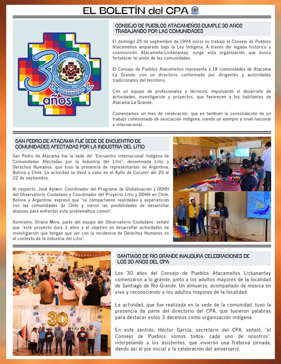 Consejo de Pueblos Atacameños tweet media