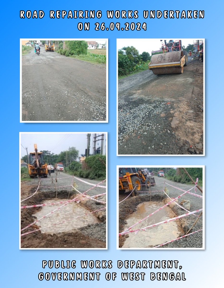 মাননীয়া মুখ্যমন্ত্রী মমতা বন্দ্যোপাধ্যায়ের নির্দেশে, পশ্চিমবঙ্গ সরকারের পূর্ত বিভাগের পক্ষ থেকে হুগলি জেলায় বন্যার কবলে বিধ্বস্ত পুরশুড়া-রাধানগর রাস্তাটির ক্ষতিগ্রস্ত অংশের সংস্কারের কাজ সম্পন্ন হয়েছে। <a href="/egi/">Madina</a>