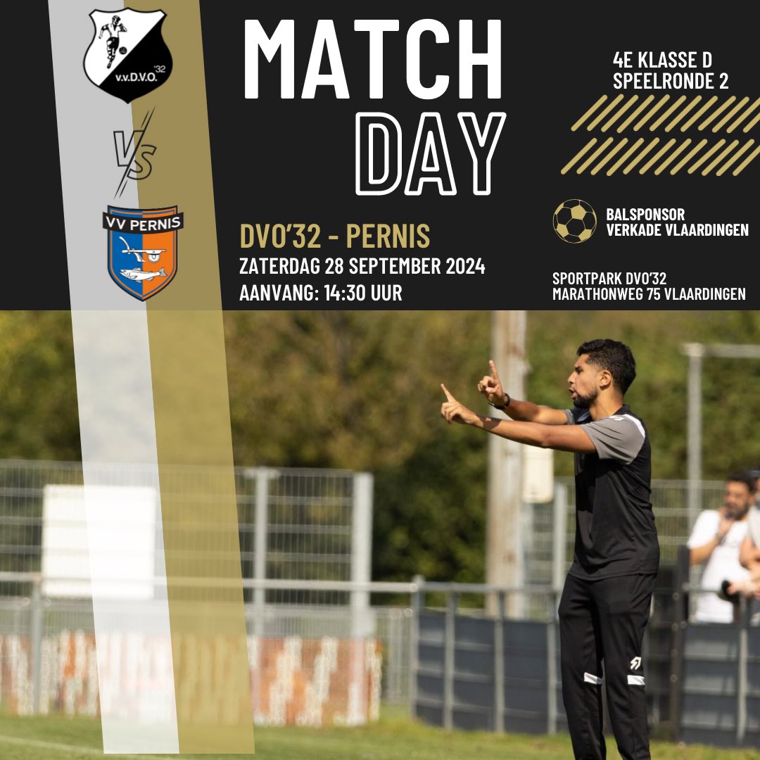 Speelronde 2 🔥⚽️
Balsponsor: Verkade Vlaardingen 

<a href="/DVO32Selectie/">Selectie DVO'32</a>
