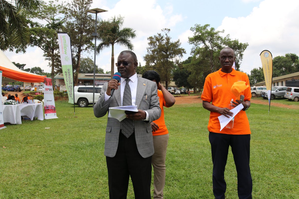 <a href="/MinofHealthUG/">Ministry of Health- Uganda</a> <a href="/WHO/">World Health Organization (WHO)</a> <a href="/JaneRuth_Aceng/">Dr. Jane Ruth Aceng Ocero</a> <a href="/HonAnifaKawooya/">Hon. Minister Anifa B. Kawooya</a> <a href="/WHORepinUganda/">WHO Representative in Uganda</a> <a href="/Njugunach/">Charles Kuria Njuguna</a> <a href="/KenMutesasira/">Kenneth Mutesasira</a> "#Wakiso is pleased to host this event. It reminds our healthcare providers of the need to reduce harm when providing services to the community. Our communities are invited to cooperate with healthcare workers when requesting services," Dr Emmanuel Mukisa, DHO - Wakiso.