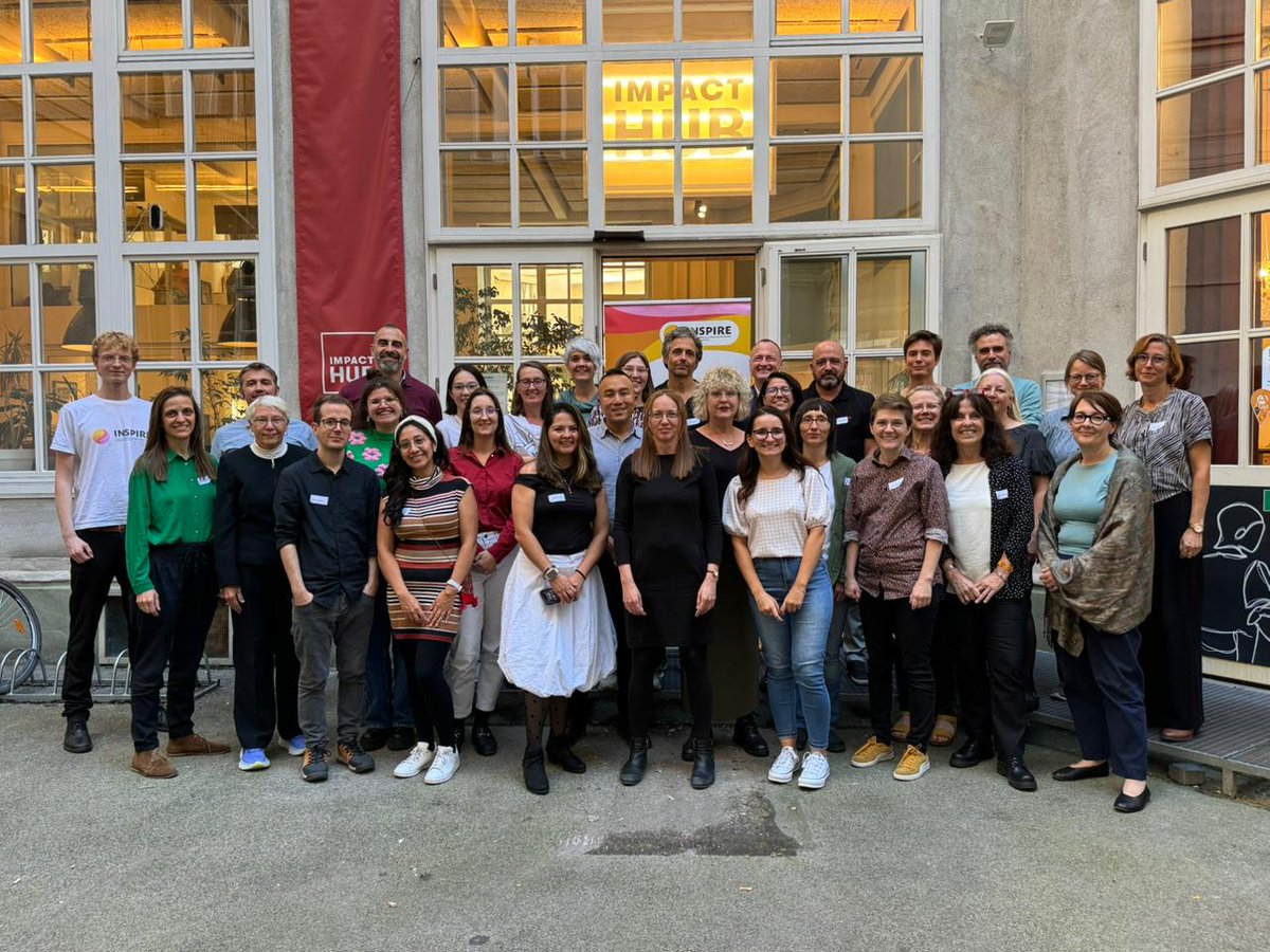 And it's a wrap for the #INSPIRE project meeting in 🇦🇹Vienna! 🎉 

We spent 2 days reflecting on what we've worked on so far &amp; exploring our vision for the future of an (inclusive and intersectional) #GenderEquality

Thank you to @JOAN_RESEARCH for the impeccable organisation! 👏