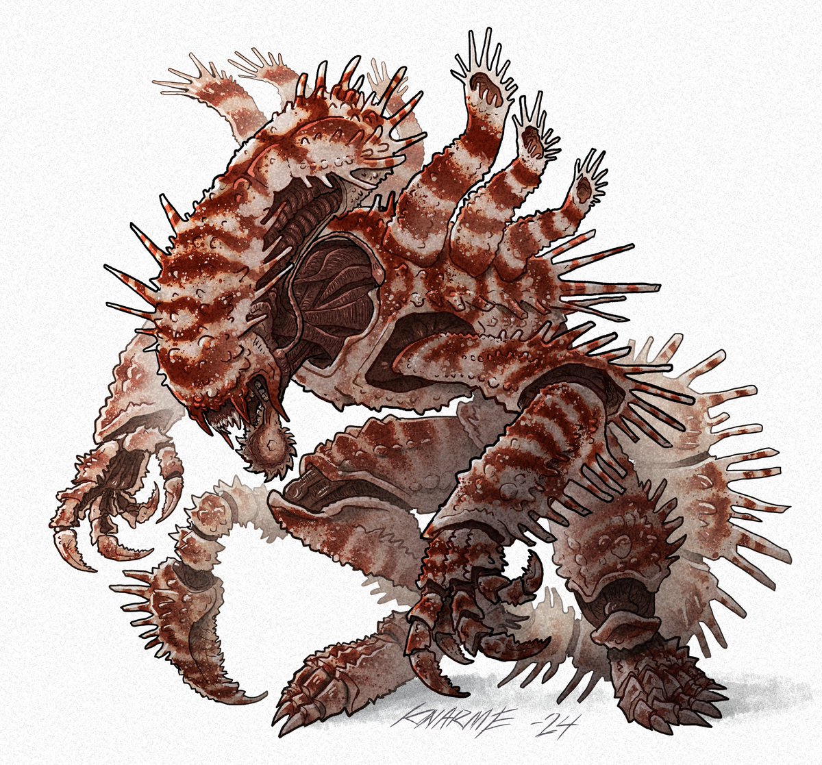 knarme's tweet photo. Custom Xenomorph for Helloyesthisisdilophosaurus from Tumblr! https://t.co/QOzPG4RmTz