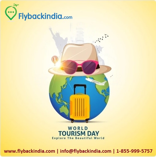 flybackindia's tweet photo. The world is a book, and those who do not travel read only one page. Happy #World #Tourism #Day 2024! https://t.co/Ox25ZfI6l8