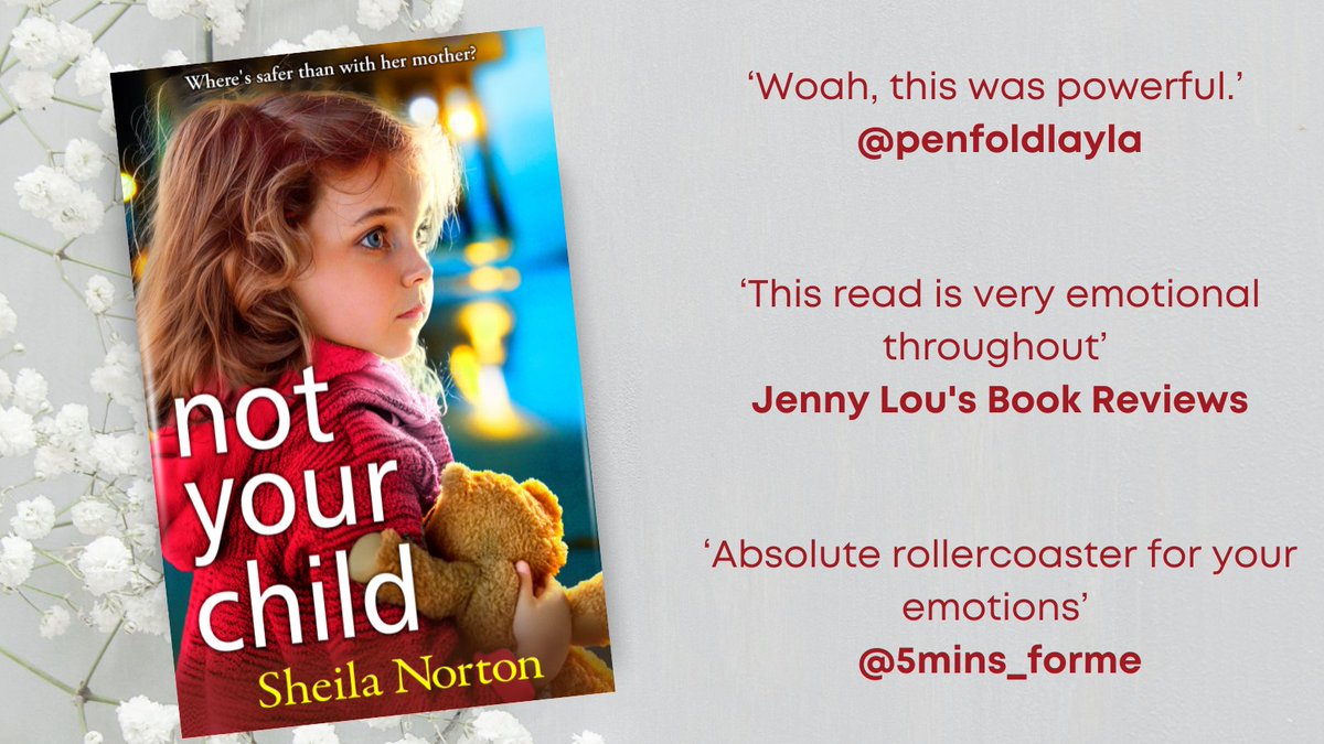 BoldwoodBooks's tweet photo. Thank you to penfoldlayla, @McclintonJenny and 5mins_forme for their recent reviews on the #NotYourChild by Sheila Norton #blogtour
Buy now โก๏ธ https://t.co/U8GGdsxZ7U https://t.co/kxsBbhDvg7