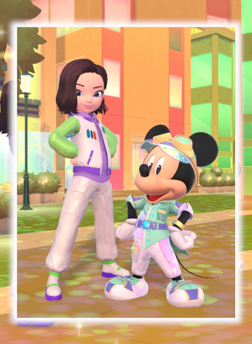 taf3937's tweet photo. キャラクターと写真撮れるの楽しい！

#ディズニーステップスクショCP https://t.co/HCrDxAg2jS