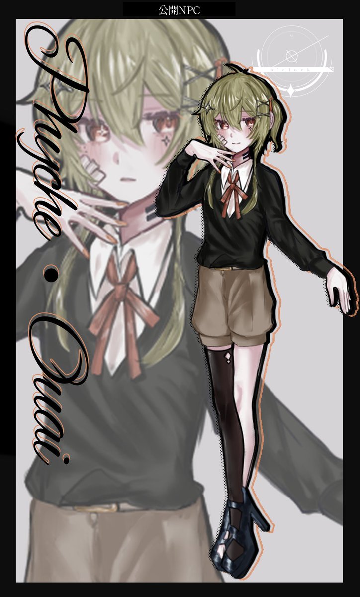 0_clock_'s tweet photo. 【 #0clock_XII 】  

【公開NPC】Hallelujah / Psyche・Ouai

  #0clock_CS https://t.co/Q8btPyp0W1