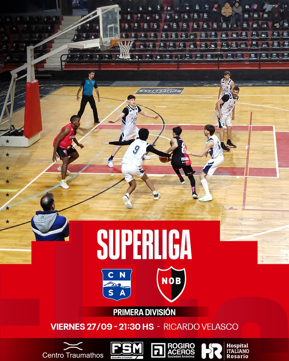 ⚔️ Juega la Lepra 

🏀 De visitante, esta noche nos medimos frente a Náutico en el Ricardo Velasco. 

🏆 Superliga 
📌 Fecha 12
📅 Viernes 27/09
⏰ 21:30hs. 
🆚 Náutico 
🏟️ Ricardo Velasco 

#NewellsCarajo🔴⚫