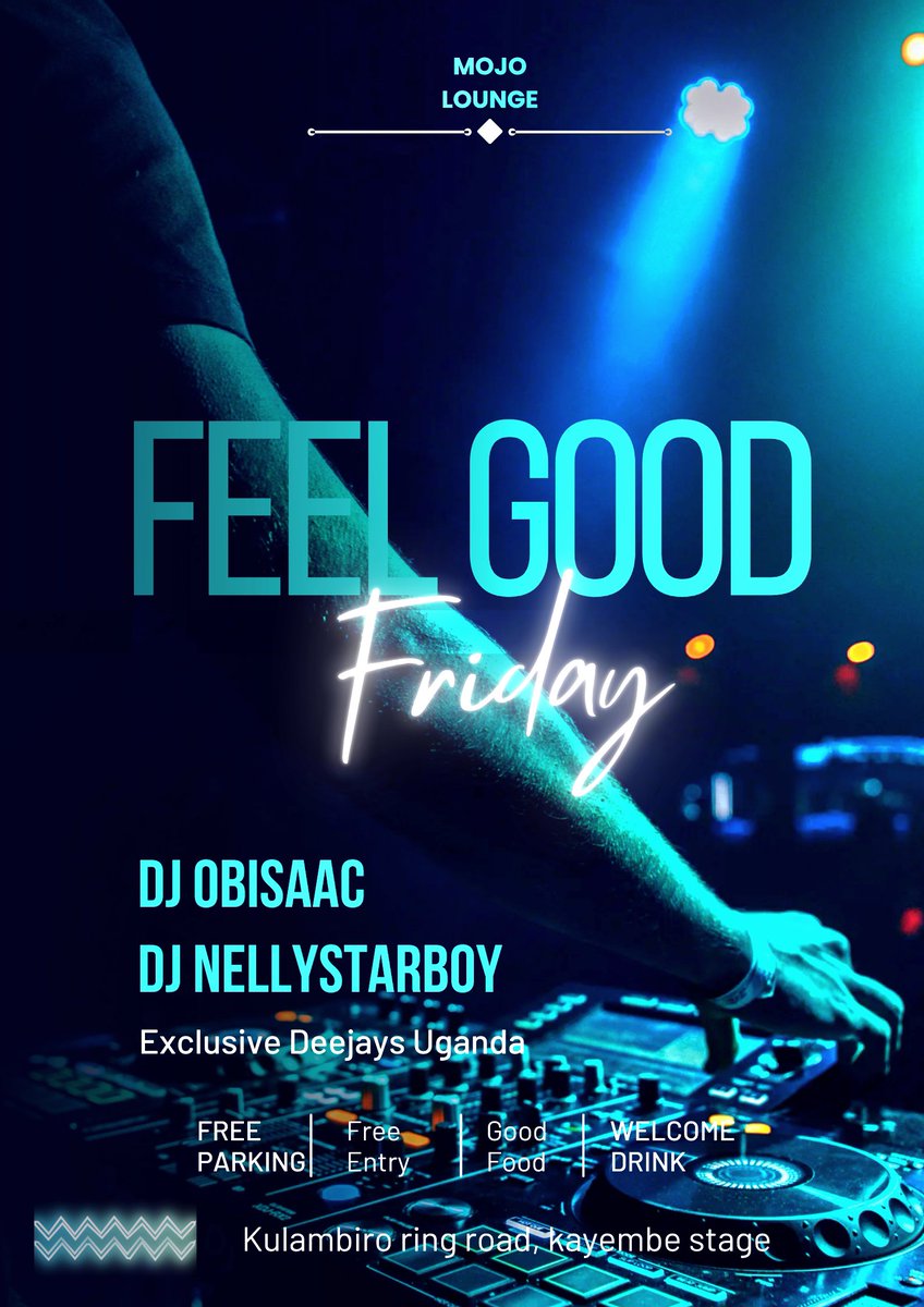 discandiceug's tweet photo. Fridays are for #FeelGoodFriday with @Exclusivedjsug ๐ฅ
Come through for some exclusive vibes..
@djobisaac1 @DNellystarboy
#FridayVibes #DJShowcase #DJLife #Nightlife https://t.co/cR5fhZs3LI