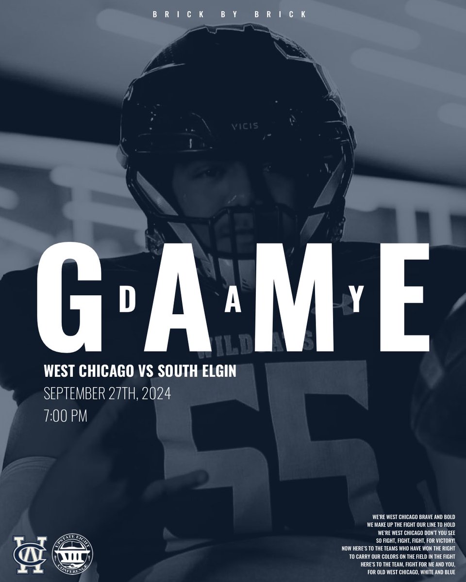 WestChicagoFB's tweet photo. π―πππ πΊππππ π―πππ
After 3 long weeks on the road, the Wildcats are back home tonight at 7!
@WeGoAthletics #GoCats #WeGoTogether https://t.co/4MJ0vUgxbb