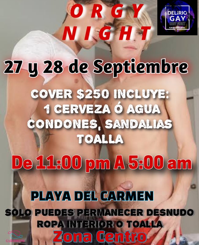 NightOrgy's tweet photo. Hoy orgy en Playa del Carmen ! https://t.co/AAtpyqjKbU