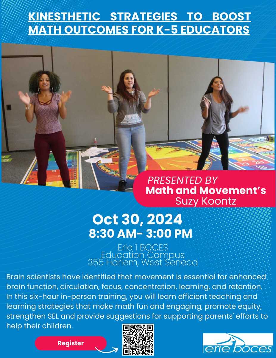 Registration for our October <a href="/MathandMovement/">Math & Movement</a> workshop closes next week. Register now for this great  movement-based learning P.D! mylearningplan.com/WebReg/Activit…