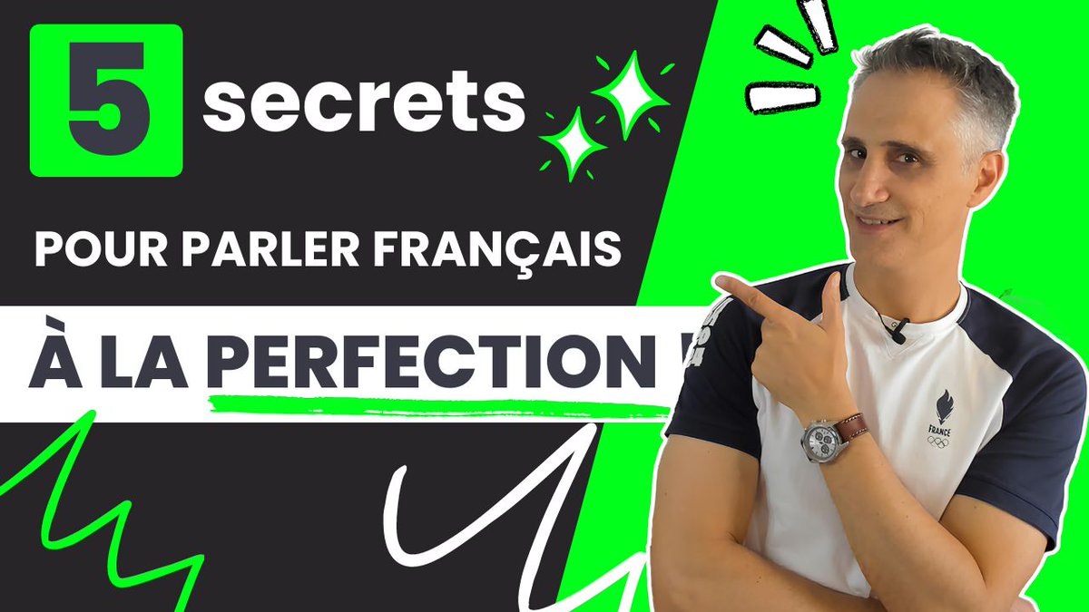 - Est-il possible de parler le français à la perfection ? 

- Oui, bien sûr que c'est possible ! Cela fait 20 ans que j'enseigne le français et j'ai vu un grand nombre d'étudiants y arriver ! Aujourd'hui, je vais te donner leurs 5 secrets 💎#LearnFrench

youtu.be/_HOQLPYLeiI