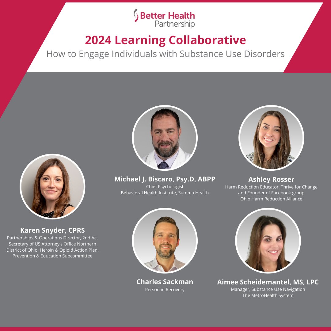 mdrsmail's tweet photo. Less than one month left to register for Better Health Partnership’s 2024 Learning Collaborative! Don’t miss our afternoon session focused on “How to Engage with Individuals with Substance Use Disorders.” Register today: https://t.co/smU0OIa7vI https://t.co/jabwdkrS56
