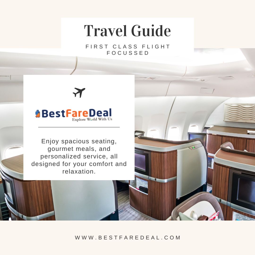 bestfaredeal's tweet image. Ready for the ultimate luxury experience? ✈️💼 Book your First Class flights and enjoy world-class comfort, premium service, and exclusive perks! 🌍✨ #FirstClassFlights #LuxuryTravel #FlyInStyle
Book now: bestfaredeal.com/first-class-fl…
Or Call Now: +1-301-882-1363