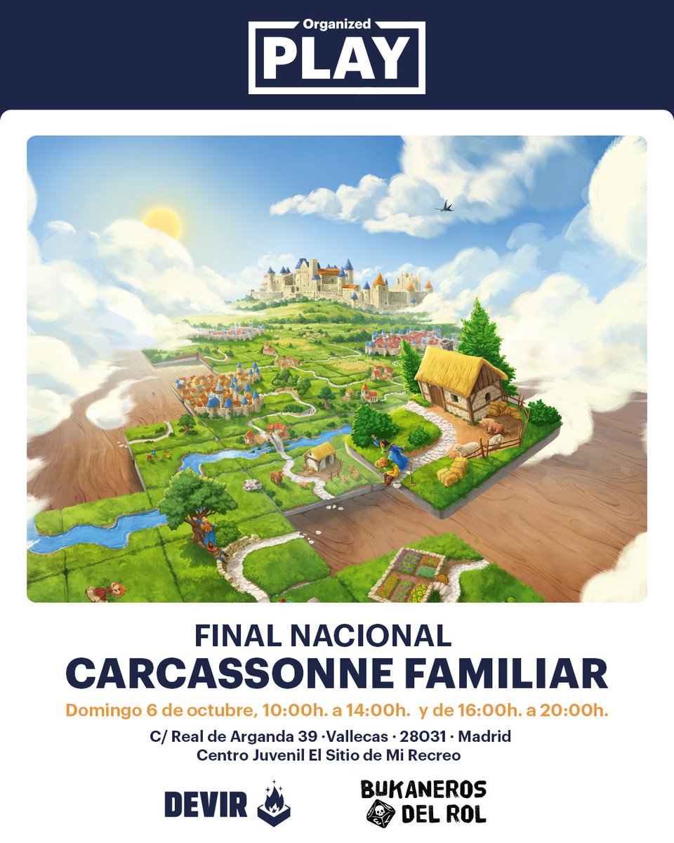 bukanerosdelrol's tweet photo. El acceso será libre (es en El Oxidado, donde hacemos las ⁠villarol) y no es necesaria inscripción para las demos. 

Simplemente ven y juega. Te enseñaremos a jugar a un montón de juegos nuevos.

¿Te animas?
#Juegosdemesa
#OcioLúdico
#Carcassone
#Gratis https://t.co/PNGA4oL9cP