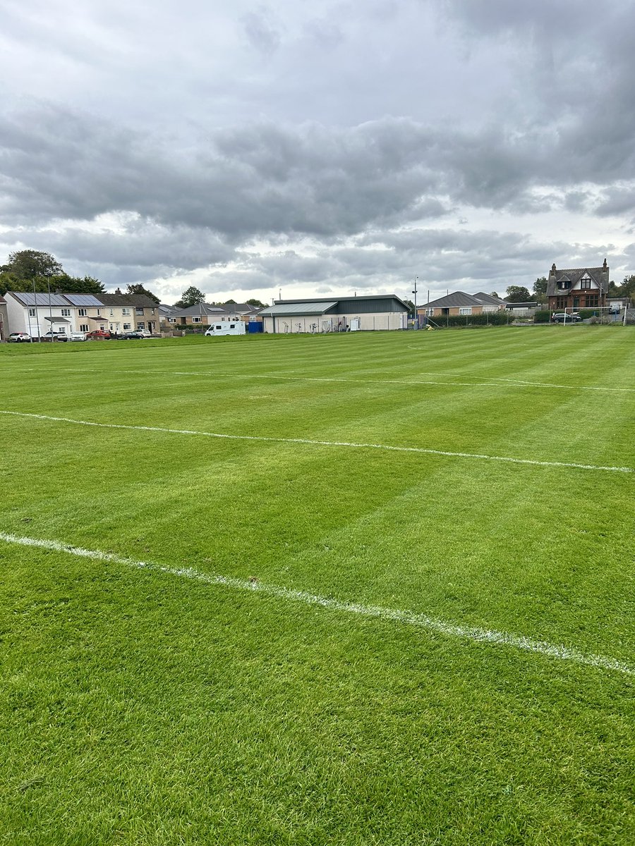 LawncareAs's tweet photo. Football pitches cut in Knocentiber west Kilbride and largs with 11s 2x7s and 9s also lined in largs. https://t.co/qWS3WqDsZT