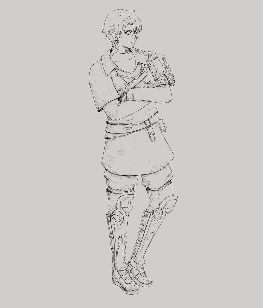_knistern's tweet photo. I always love sharing my lineart 😌 https://t.co/qfbS8dREhq