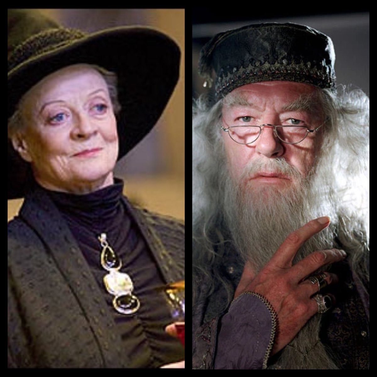 It’s unbelievable that we have lost Harry Potter stars Dame Maggie Smith and Sir Michael Gambon just a year apart from each other Dumbledore and Professor Minerva McGonagall on the same day it’s heartbreaking Rest in Peace Maggie Smith 😥😥 #MaggieSmith #HarryPotter