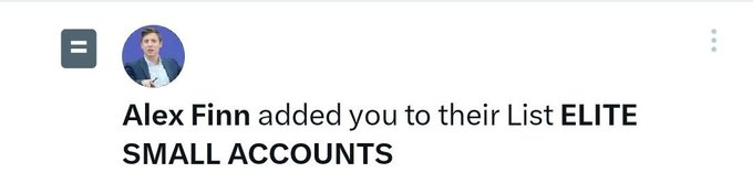 Last month I put out one of my most viral posts ever

All I did was ask people to support small accounts

Smaller accounts clearly feel disadvantaged on X

Because of that response I built a List and added over 500 people to it that's getting a ton of attention and engagement