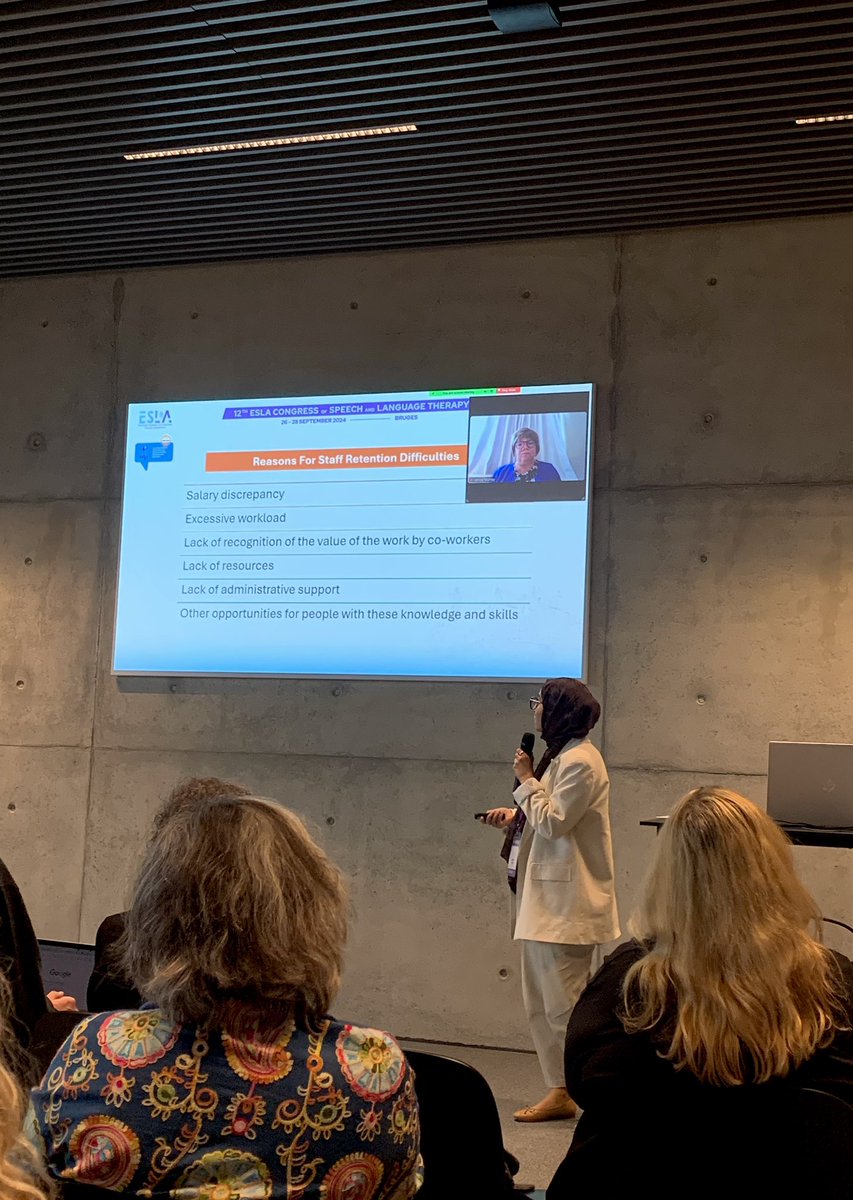Jess Lane (@jlaneslt) on Twitter photo Are SLT retention difficulties of regional or global significance? 🌎
Great to have had the opportunity to hear from the IALP-ESLA workforce planning group on factors affecting retention. 751 responses from 53 countries…so far
<a href="/ESLAEurope/">ESLA Europe</a>
#esla2024 Are SLT retention difficulties of regional or global significance? 🌎
Great to have had the opportunity to hear from the IALP-ESLA workforce planning group on factors affecting retention. 751 responses from 53 countries…so far
<a href="/ESLAEurope/">ESLA Europe</a>
#esla2024