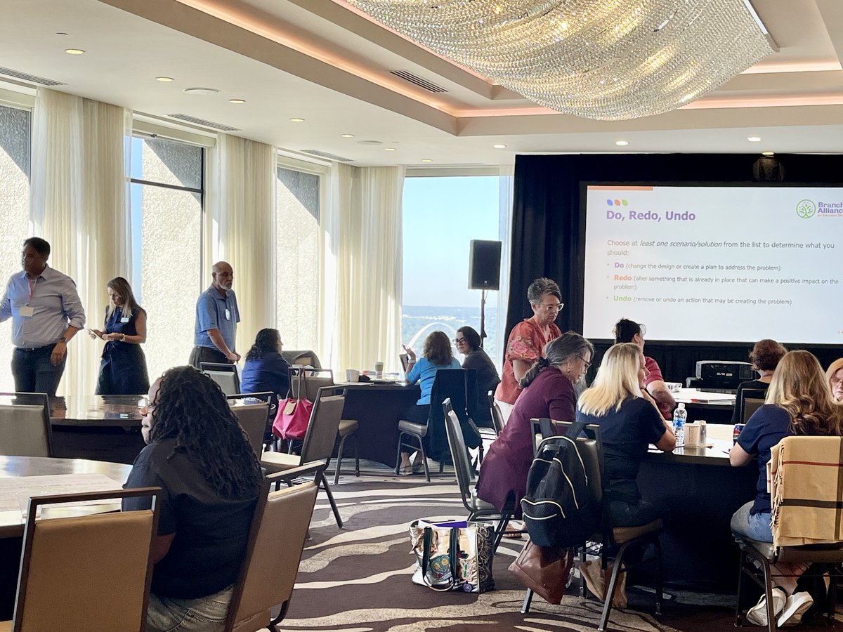 BranchAlliance's tweet photo. On our final day of the Transformation Center Fall Convening, our cohort members discussed what changes they would like to make in their programs, or what they would like to begin. Participants walked away feeling inspired and ready to innovate. #EmpowerToAdvance https://t.co/aA44TLElUq