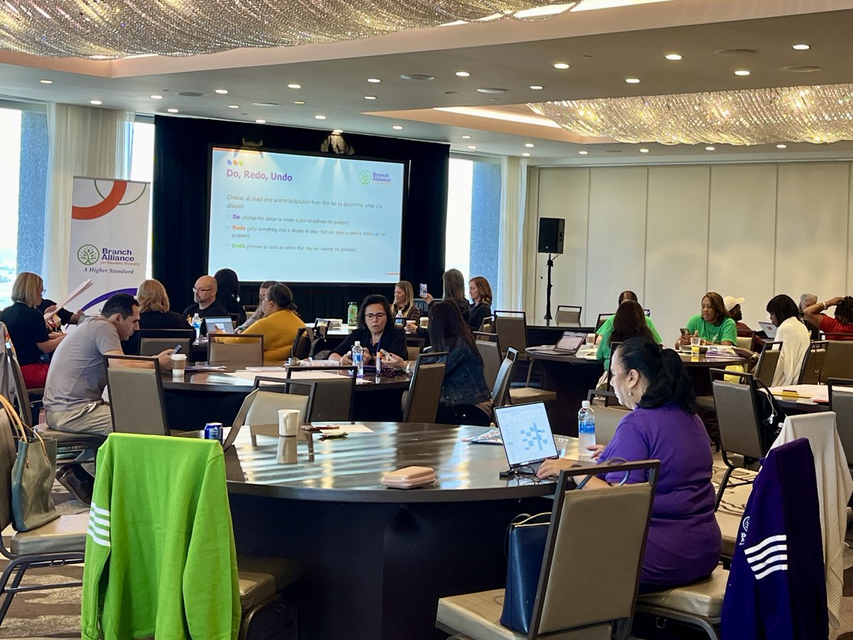 BranchAlliance's tweet photo. On our final day of the Transformation Center Fall Convening, our cohort members discussed what changes they would like to make in their programs, or what they would like to begin. Participants walked away feeling inspired and ready to innovate. #EmpowerToAdvance https://t.co/aA44TLElUq