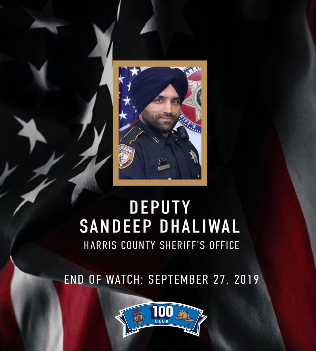Today we remember @hcsotexas Deputy Sandeep Dhaliwal who was shot and killed in the line of duty during a traffic stop. #forthefallen