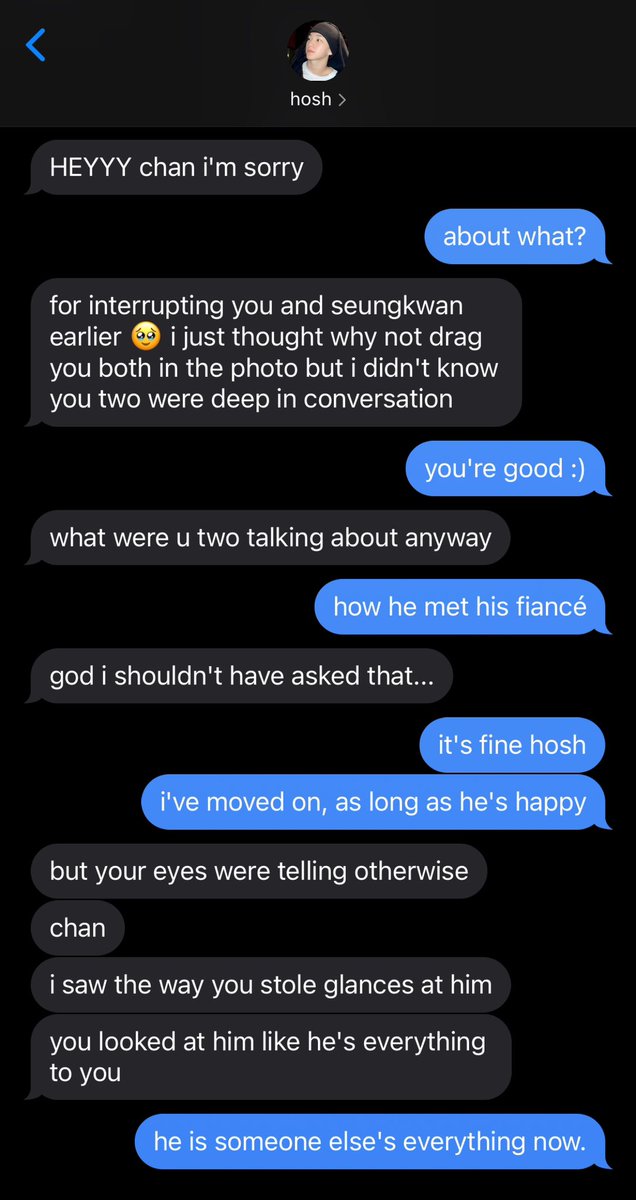 hanlixir's tweet image. boochan one tweet au 😁

(in full english)