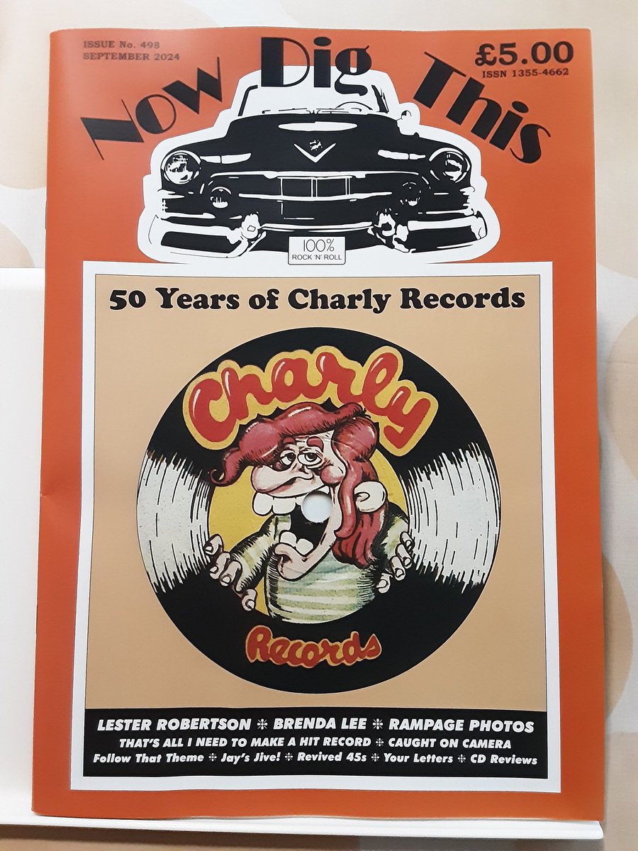 rockaholic67's tweet photo. Charly Records 50 vuotta, tietäjät tietää. #lehti #luettavaa #rocknroll #Magazine #NowDigThis https://t.co/rXvEj4i9Z0