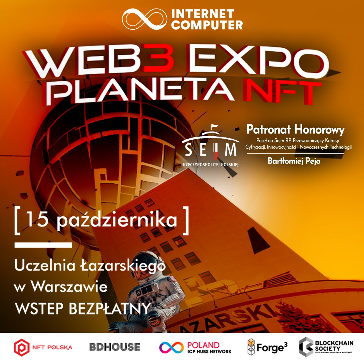 ICPHUB_PL's tweet image. Web3 Student Expo x PlanetaNFT już 15 października w Warszawie! 🧜‍♀️🇵🇱

Nie ważne czy jesteś entuzjastą nowych technologii, czy dopiero zaczynasz swoją przygodę z blockchainem i Web3, przyłącz się do nas. Ucz się od ekspertów i zdobądź praktyczne wskazówki o tworzeniu startupów,…