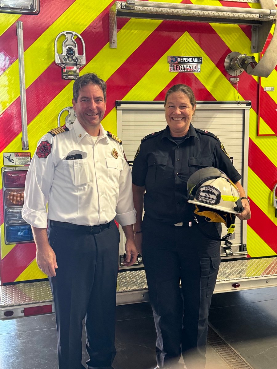 EG_FES's tweet image. East Gwillimbury Fire and Emergency Services is proud to announce the promotion of Acting Deputy Fire Chief to Shawna Davidson.
Deputy Davidson will oversee our Fire Prevention, Public Education, Professional Standards and Emergency Management Divisions. 

Congratulations to…