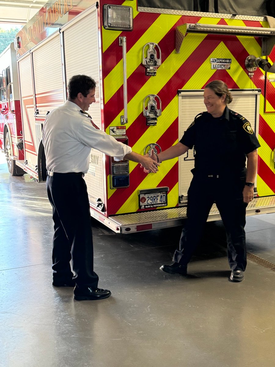 EG_FES's tweet image. East Gwillimbury Fire and Emergency Services is proud to announce the promotion of Acting Deputy Fire Chief to Shawna Davidson.
Deputy Davidson will oversee our Fire Prevention, Public Education, Professional Standards and Emergency Management Divisions. 

Congratulations to…