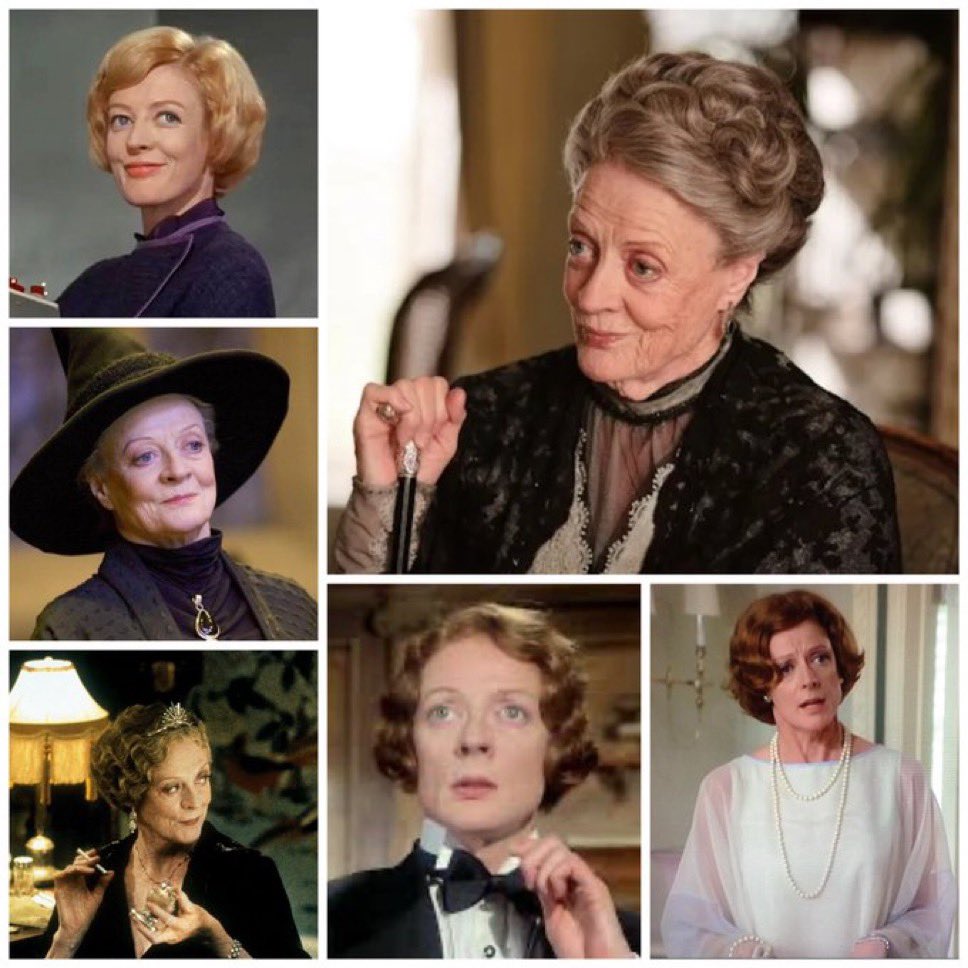 Fran_Casaretto_'s tweet photo. Maggie Smith que gran actriz que fue, lpm. QEPD https://t.co/Auw4DKa9qm