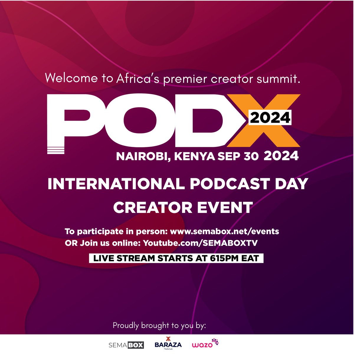 danaceda's tweet photo. Really looking forward to hosting this creator event on Monday!! We still have a few seats available for in person attendance.
Please register at https://t.co/H9QoLBfuxw
#PODx https://t.co/lCIwyqW7eU