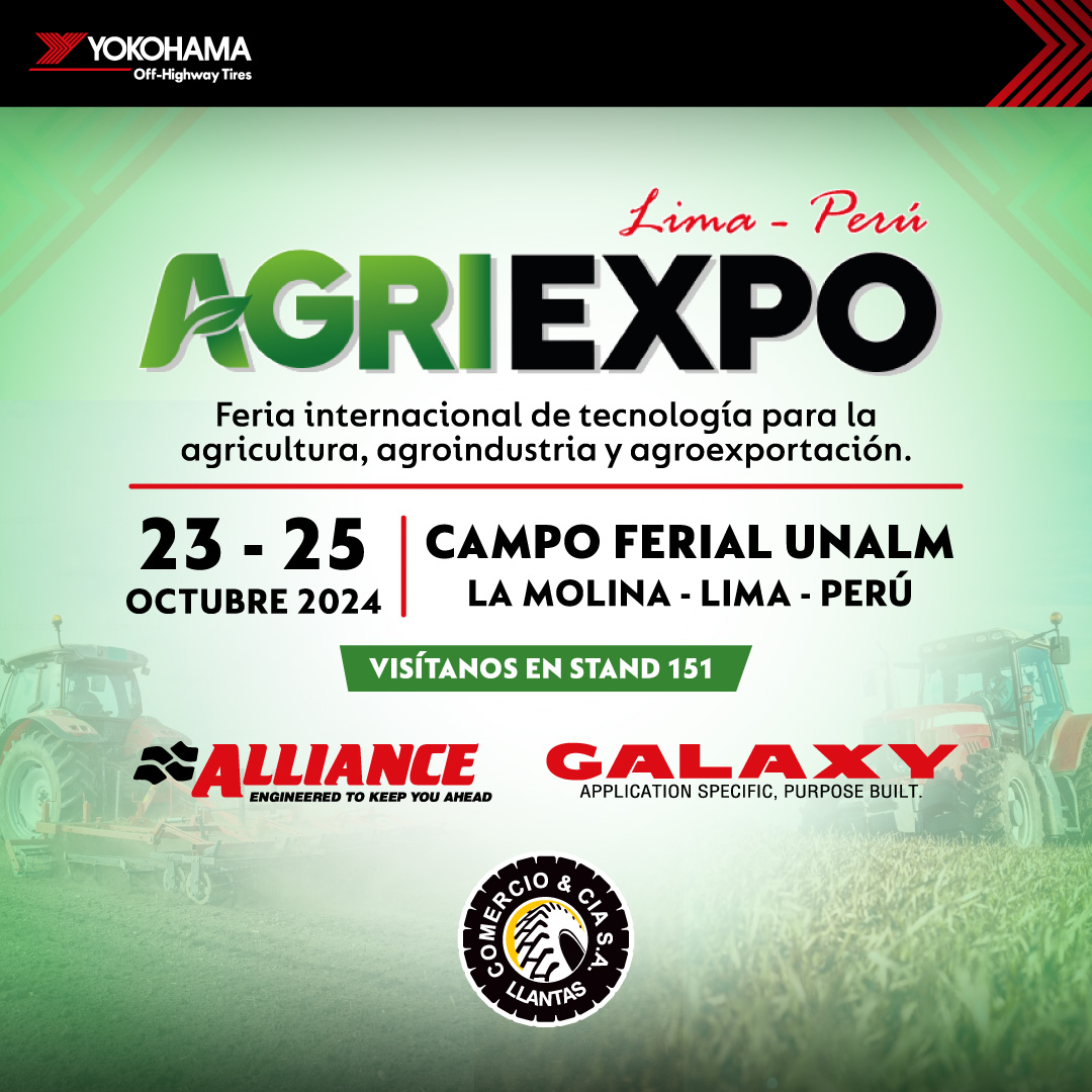 YokohamaOHTPeru's tweet photo. ¡Te esperamos en la 13va edición de AGRIEXPO!🤜🤛
 Visítenos del 23 al 25 de octubre, stand 151  !
Regístrate:
https://t.co/fYYS0QQlbQ
#YokohamaOHT #Alliance #Agricultura #Agroindustria #Agroexportación https://t.co/HyPb31FiHG