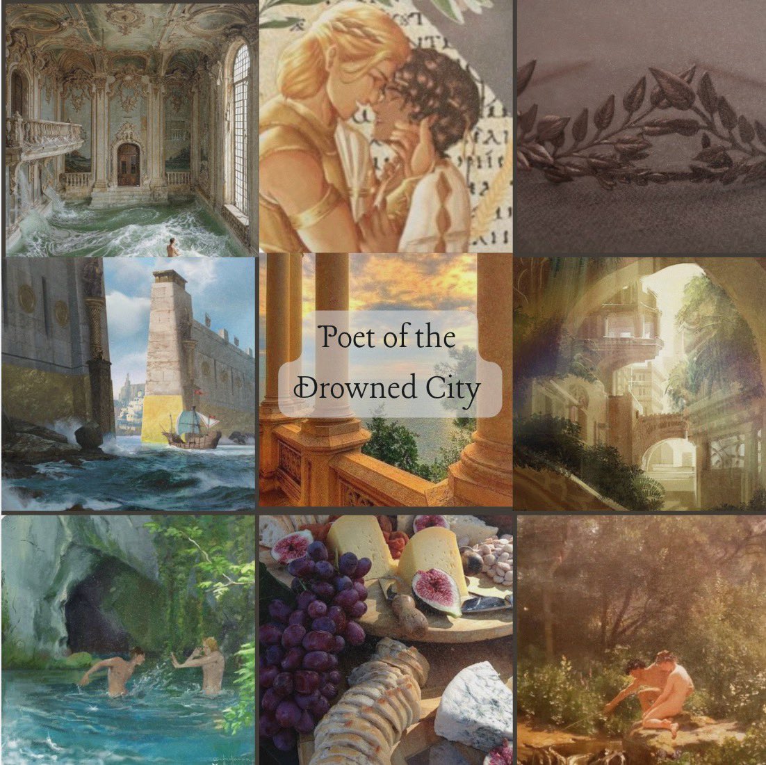 #1stLinePit

‘I think, most likely, I am going to live forever.’

Song of Achilles X Glorious Exploits

A poet and a king navigate romance, revelry, and rot in the doomed and beautiful city of Atlantis. 
#F #A #C